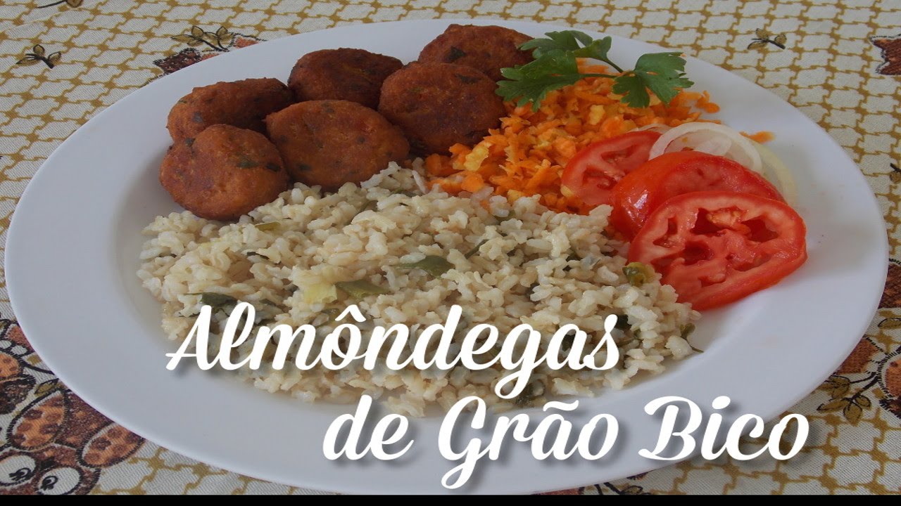RECEITA DE ALMONDEGAS DE GRÃO DE BICO VEGAN RECEITAS VEGANAS QUE AMO PARA O DIA A DIA KATIA VEGANA