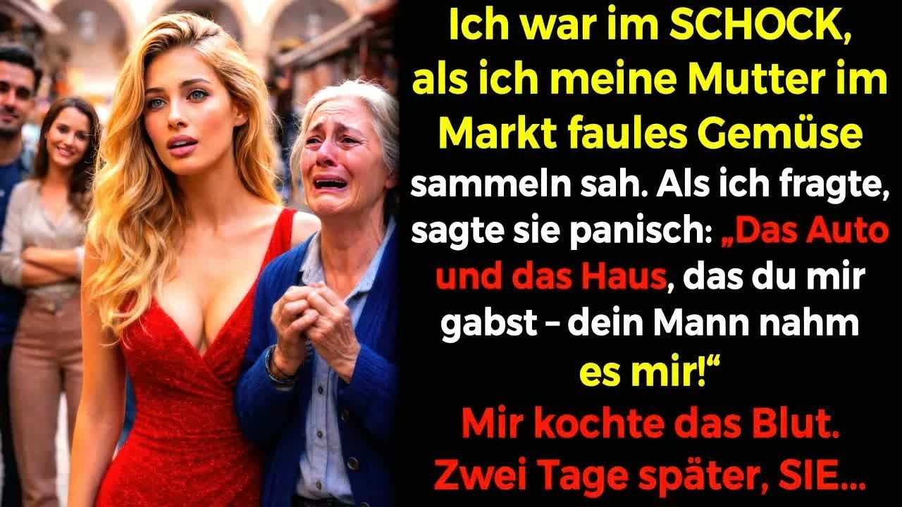 Schockiert, meine Mutter auf der Straße😱 Mein Mann betrog sie, nahm Haus & Auto🏠🚗 Deshalb   😡