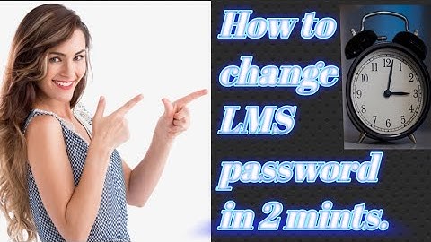 How to change password vulms?How to reset password VU LMS?/Change LMS account  password?