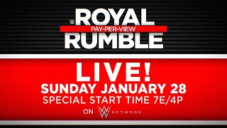 Royal Rumble 2018 - Jan. 28 on WWE Network