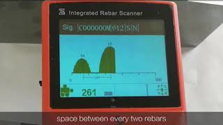 Application of the ZBL R660 rebar locator