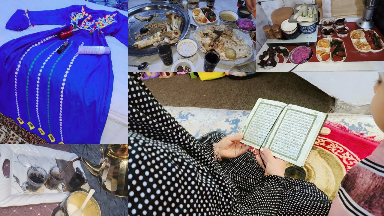 #فيديو هلا باول يوم رمضان🌙فطور اليوم بيت عيالي🫂ابن الوز عوام🤓شسويتو باول يوم انتوا😍