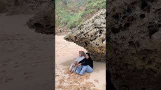 trend tiktok di pantai #trending #trendingshorts
