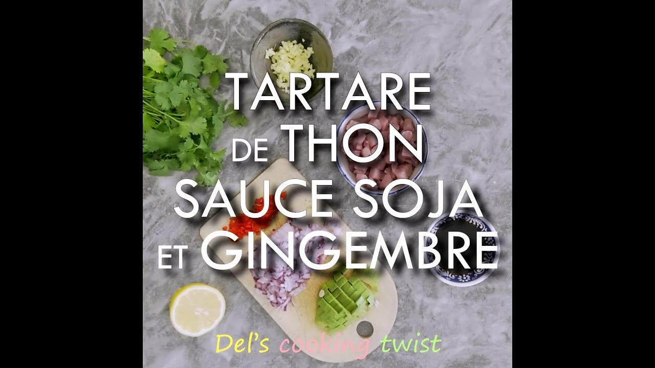 Recette Sashimi de thon à la sauce soja et gingembre