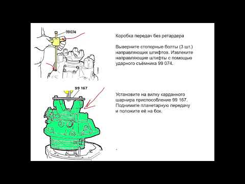 Разборка КПП Scania руководство по 4 й серии