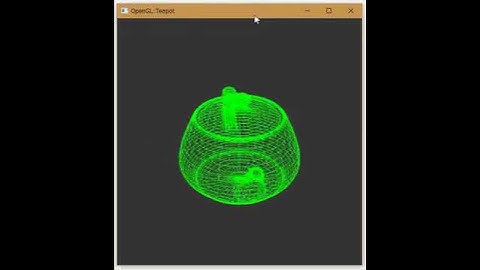Ruby + opengl + glut Test