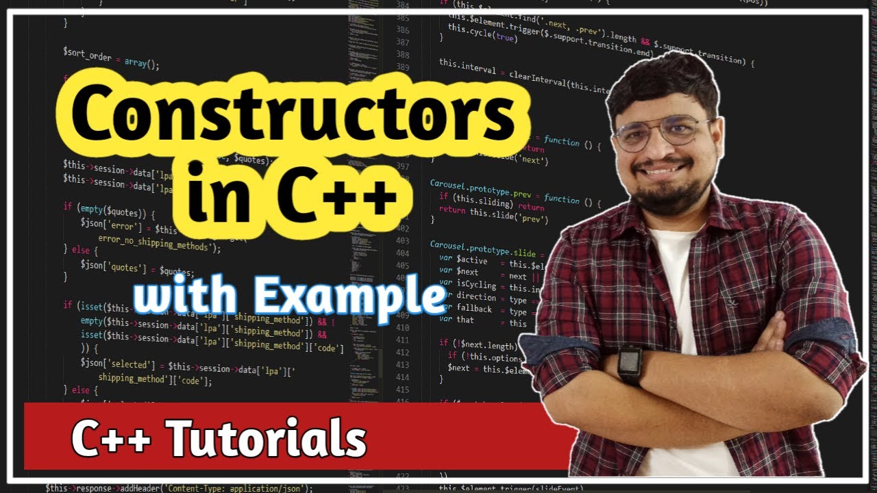 Constructors in C++ | C++ Tutorial PART 56 - YouTube