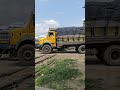 dangerous Overload trucks crossing the dangerous rail gete #automobile #railtrack #train