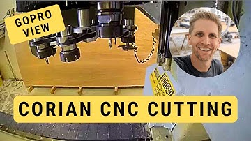 Cutting Corian Solid Surface on a CNC Router
