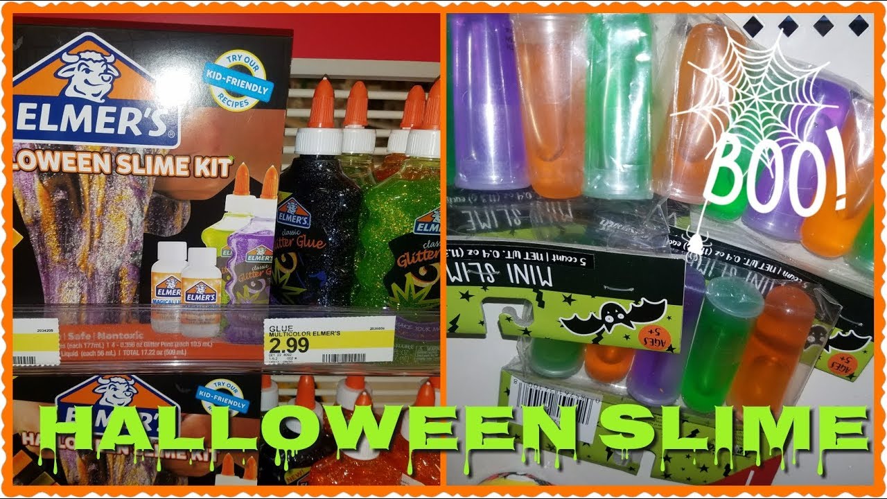 NEW ELMER'S GLUE AND HALLOWEEN SLIME YouTube