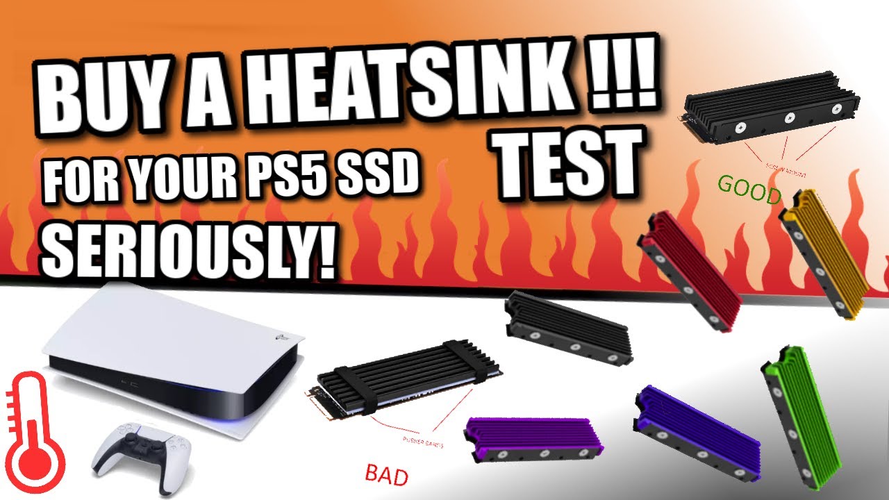 PS5 SSD Upgrades - WHY YOU 100% NEED A HEATSINK! (HEAT TEST!)