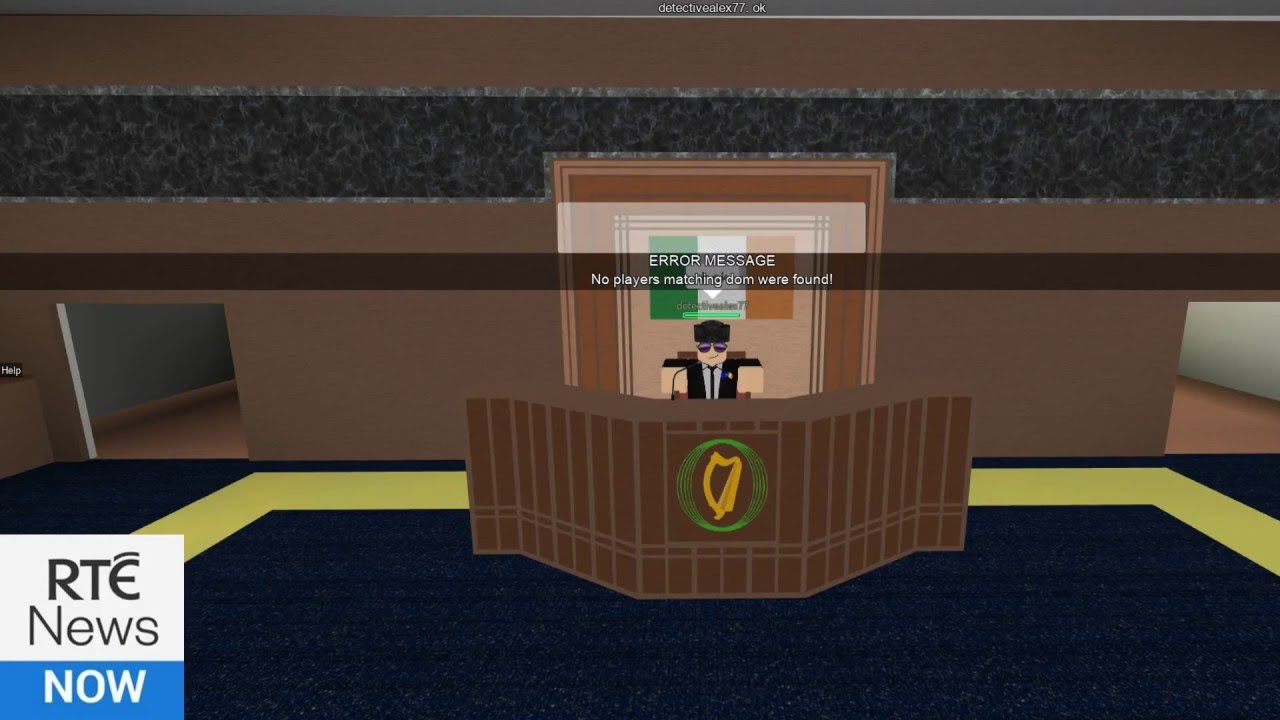 Eire Parliament Session 2 14 15 Roblox By Roblox Rte News Now - rte roblox