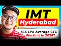 IMT Hyderabad Worth It in 2026? 🤔 13.6 LPA Average CTC | Honest Review ✅