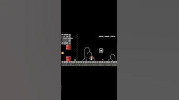 SMB3 Dry Bones Shell End Glitch #shorts 🍄Super Mario Maker 2 ✹Switch✹ #bxy