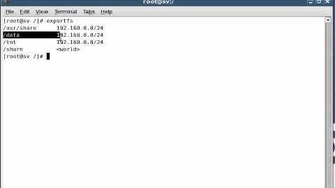 Cấu hình NFS trong Linux CentOS Part1