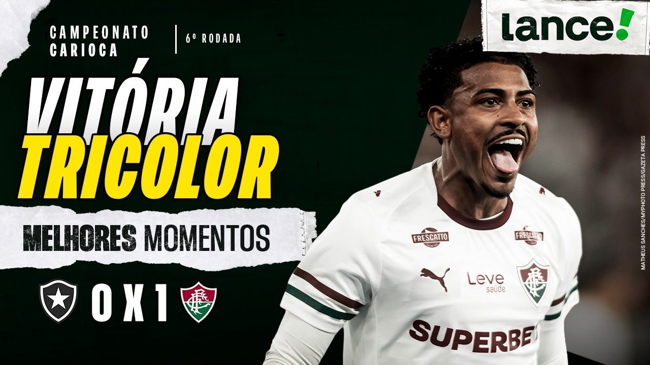 BOTAFOGO 0 X 1 FLUMINENSE | CAMPEONATO CARIOCA | MELHORES MOMENTOS ...