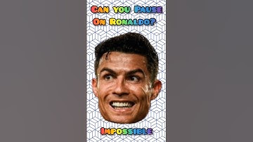 Can you Pause on Ronaldo? impossible!Don