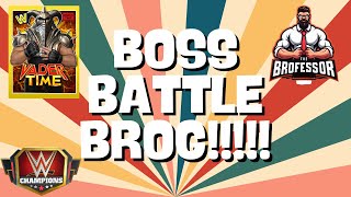 BROG!!!! Boss Battle Info - WWE Champions Boss Battle screenshot 1