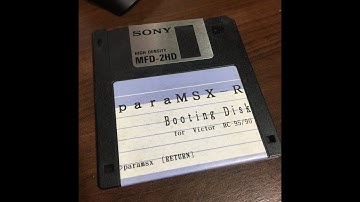Print a Disk label by using MSX WordProcessor & Printer