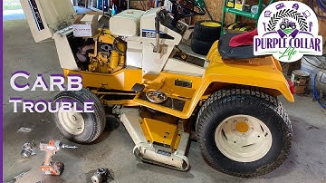 #210: Cub Cadet 149 Carburetor replacement and troubleshooting. Kohler K321