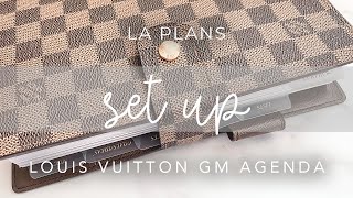 Louis Vuitton Agenda GM Set Up — Liquid Grain