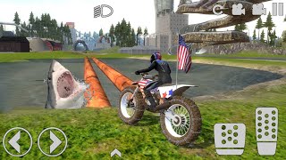 Motocross Dirt bike extreme racing in offroad outlaws android gameplay screenshot 3