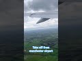 Take off manchester airport with qatar airways