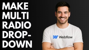 How to Make a Multi Radio Dropdown in Webflow [QUICK GUIDE]