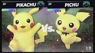 Super Smash Bros Ultimate Amiibo Fights  – Request #13526 Pikachu vs Pichu