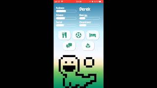 Digi Dino - mobile pet game created in React Native screenshot 4