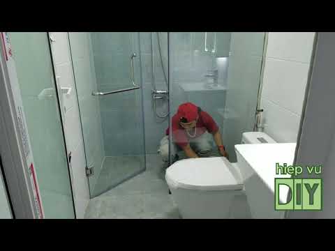 Video Xem thợ SG ráp nhanh vách kính cường lực phòng tắm. - youtube