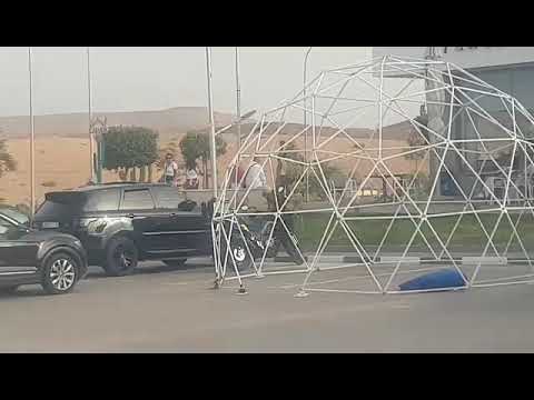 باحة الاستراحة على الاوطوروت من الدار البيضاء في اتجاه مراكش بالرحامنة قرب نهر ام الربيع روعة المكان
