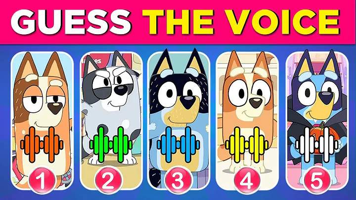 Guess the Bluey Characters by Their Voice 🐕✅ ~ Bluey, Bingo, Socks, Bandit
