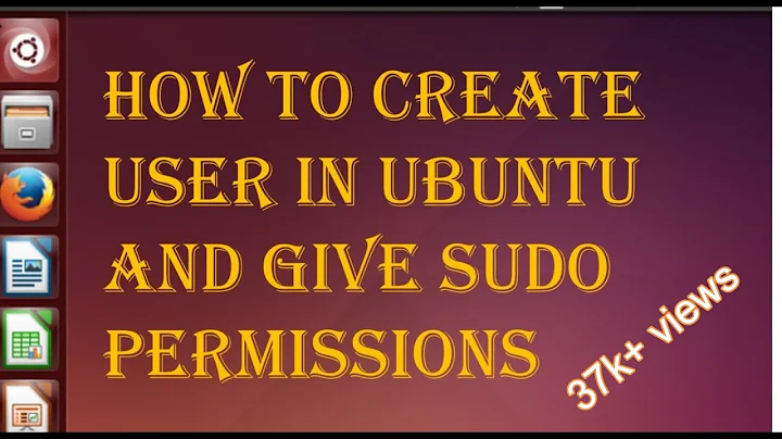 How to create user in ubuntu and give sudo access | sudo acces to user | Add user to sudoers group |