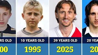 Luka Modrić Transformation From 1 to 39 Years Old