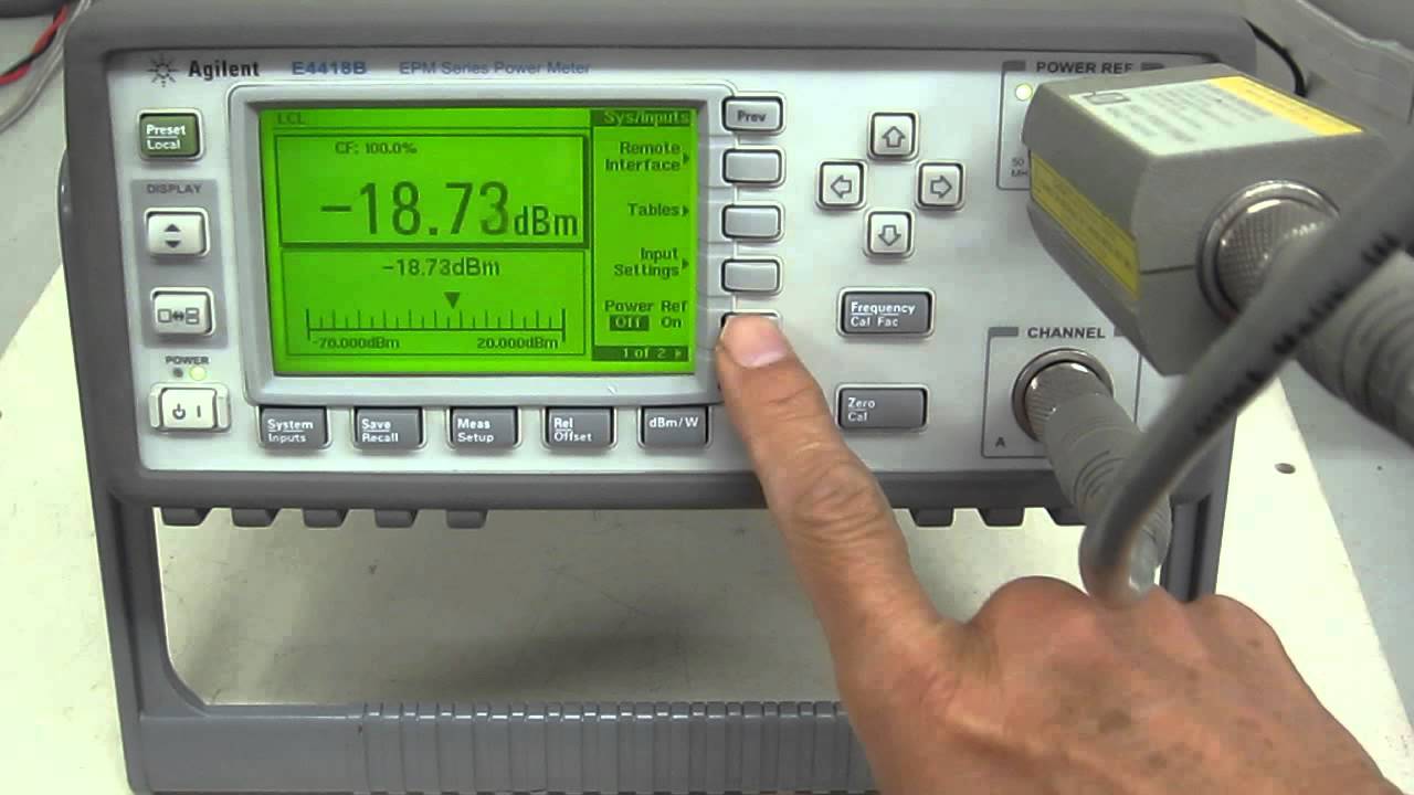 Agilent E4418B Power meter　動作確認