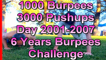 3000 Pushups, 1000 Burpees Done,  3 Pumps Holy Grail Routine, #fitover50