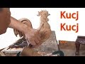 Amazing Wood Carving Skill and Techniques, Fastest Skill Wood Chicken Carving With Chisel