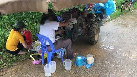 Máy nổ gạo bỏng ngô 7 bép trung quốc