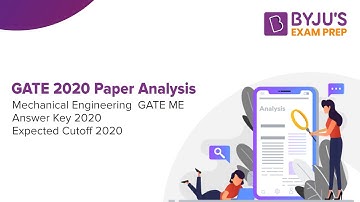 GATE 2020 Paper Analysis | Mechanical Engineering | GATE ME Answer Key 2020 | Expected Cutoff 2020
