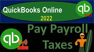Pay Payroll Taxes 8385 QuickBooks Online 2022
