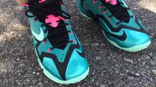 lebron 11 south beach on feet