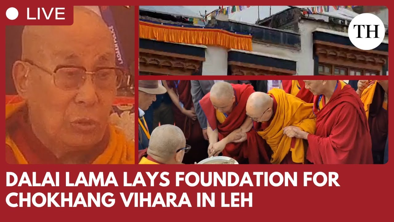 Dalai Lama Lays Foundation for Chokhang Vihara in Leh, Reinforcing Ladakh's Buddhist Legacy