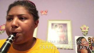 Me Playing "The Victors" and "The Star Spangled Banner" on My Clarinet! | OhShizItsFaith