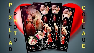 12x18 Photo Collage PLP FILE 🗃️ II Wedding photo collage in pixellab 2024 screenshot 3