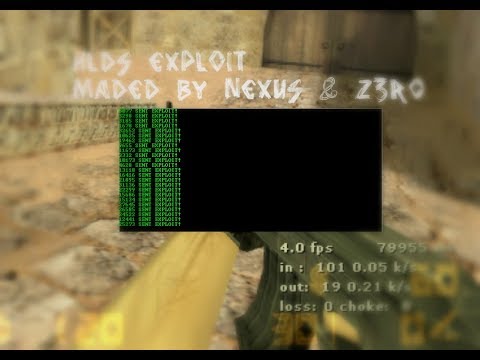 HLDS Exploit BETA Cs სერვერების გამანადგურებელი