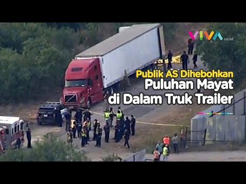 Geger! Penemuan 46 Mayat Dalam Truk Trailer