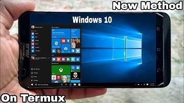 How to Run Windows 10 on Termux on Android Phone..!! (With Proof)
