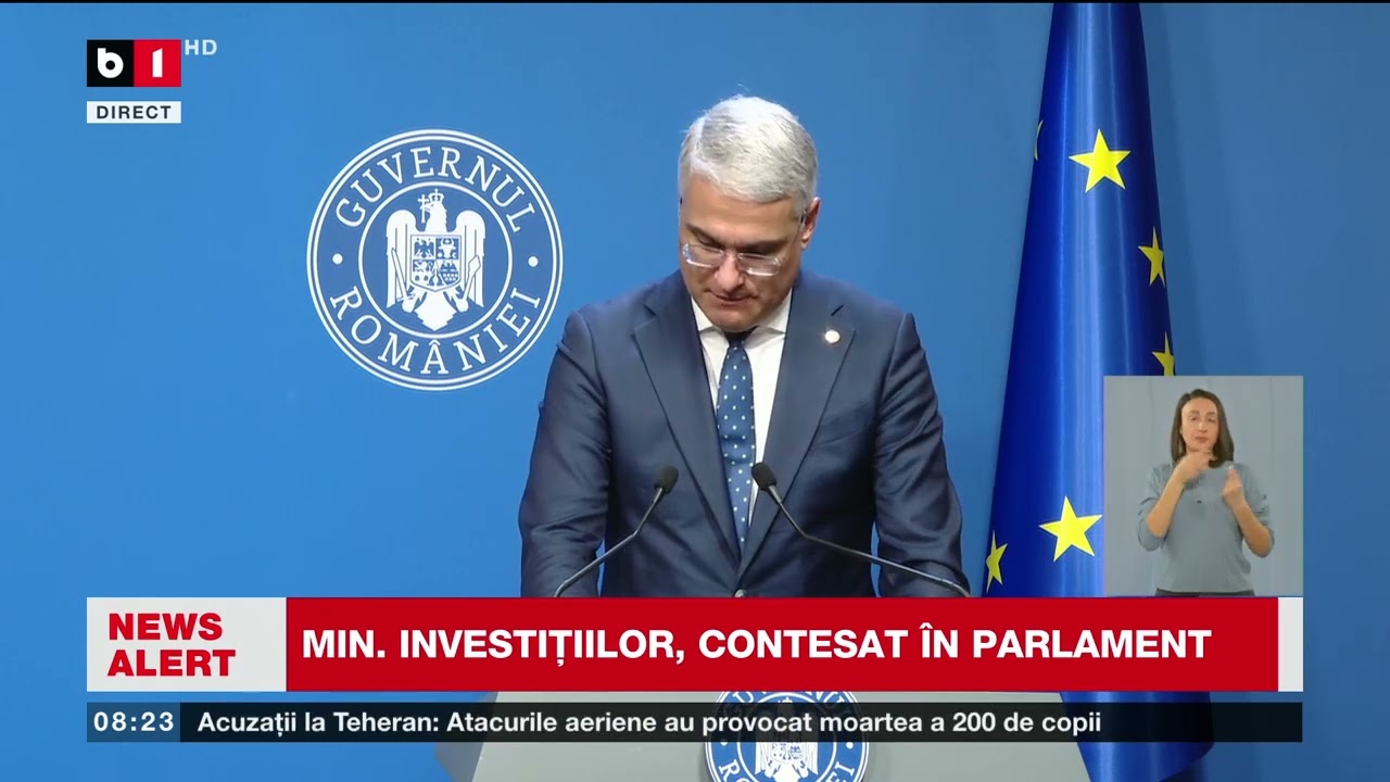 PÂSLARU, LA TESTUL MOȚIUNII DE CENZURĂ_Știri B1TV_9 mar. 2026