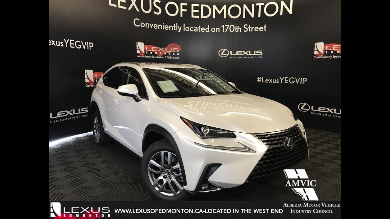 White 2019 Lexus Nx 300 Premium Package Review Edmonton Alberta Lexus Of Edmonton New